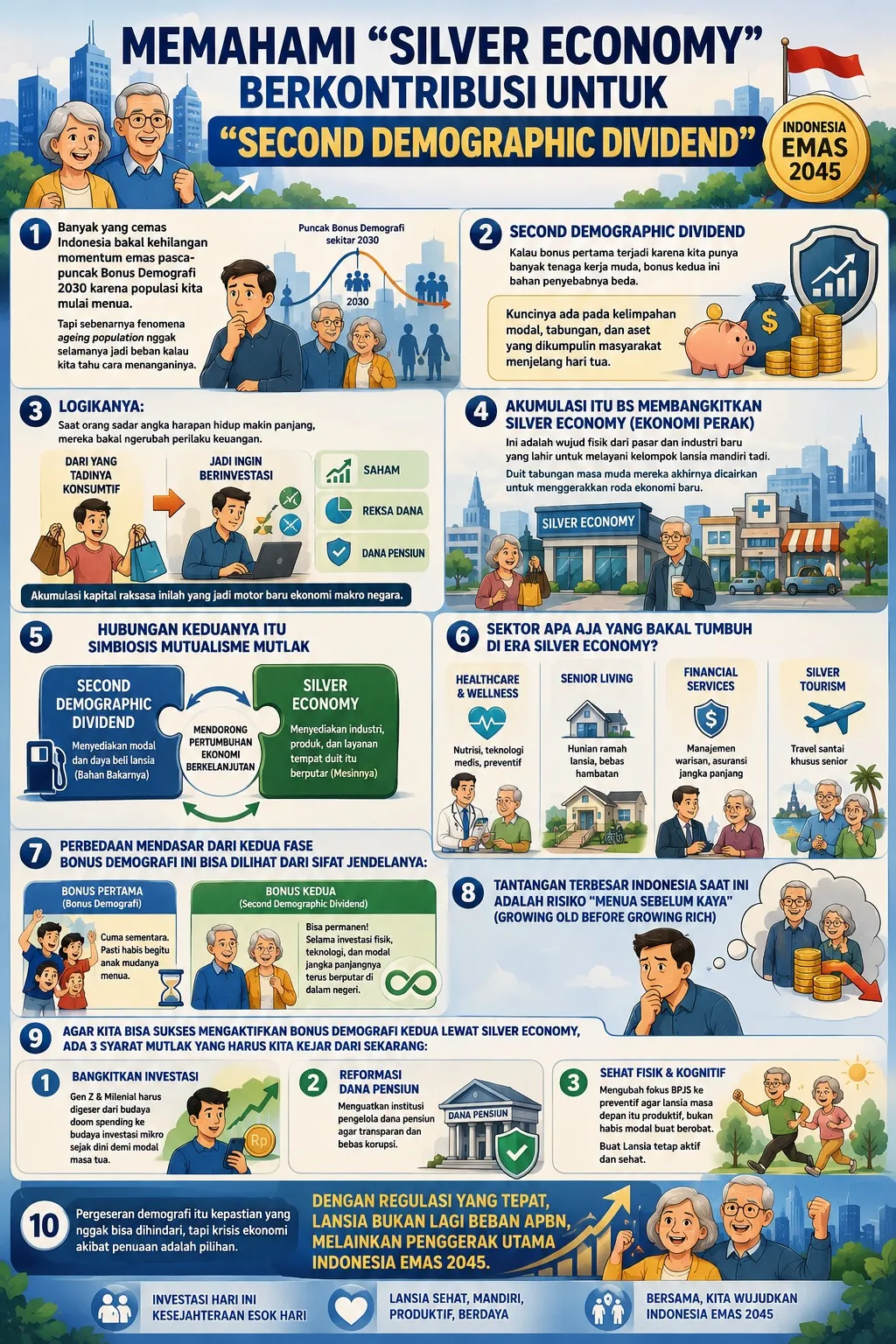 MEMAHAMI SILVER ECONOMY BERKONTRIBUSI UNTUK SECOND DEMOGRAPHIC DIVIDEND